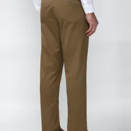 Van Heusen Brown Regular Fit Trousers image 2