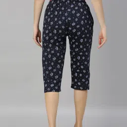 Kryptic Navy & Pink Printed Capris - Pack of 2 image 2