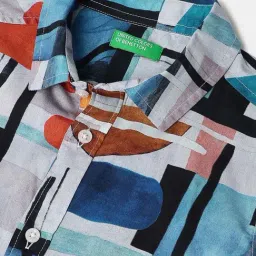 United Colors Of Benetton Multicolor Regular Fit Printed Shirt image 3