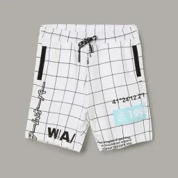 Fame Forever by Lifestyle Kids White Cotton Cotton Short-picture-41
