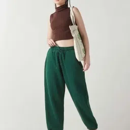 Bewakoof Green Loose Fit Joggers image 5