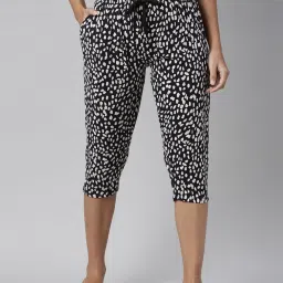 Kryptic Black Printed Capris - Pack of 2 image 3