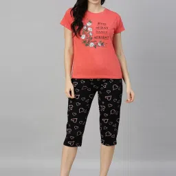 Kryptic Black Printed Capris - Pack of 2 image 4