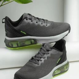 Action Men's Dark Grey Running Shoes-picture-22