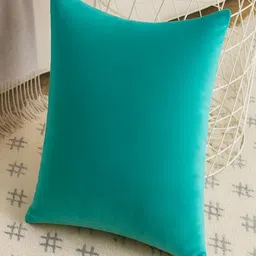 INDHOME LIFE Teal Velvet Square Cushion Covers-picture-10