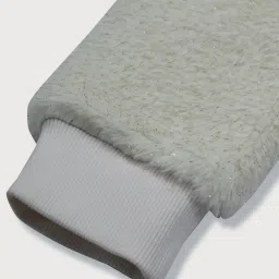 Gini & Jony Kids White Cotton Regular Fit Full Sleeves Sweatshirt image 4