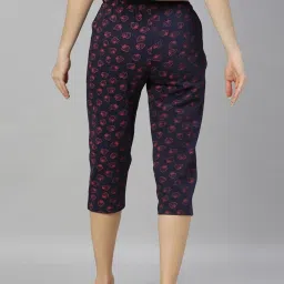 Kryptic Blue & Pista Green Printed Capris - Pack of 2 image 2