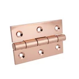 Cozi Gold Medium Butt Hinges Premium & Concealed 3 inch x 16 Gauge Rose Gold (Pack of 480) image 2