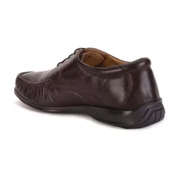 Bata Men's Brown Derby Shoes image 5