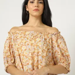 GAP Multi Color Relaxed Fit Floral Top image 5