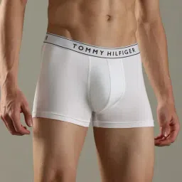 Tommy Hilfiger Multicolor Cotton Regular Fit Trunks - Pack Of 3 image 5