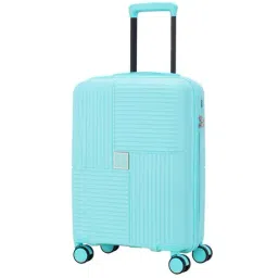 Nasher Miles Singapore Hard-Sided Polypropylene Cabin Luggage Light Blue 20 inch |55cm Trolley Bag-picture-47