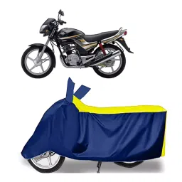 Auto Pearl Two Wheeler Cover for Yamaha Libero - Yellow, Blue-picture-43