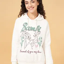 Dreamz by Pantaloons White Cotton Printed Hoodie-image-67