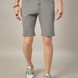 STUDIO NEXX Men Washed Denim Denim Shorts Technology image 1