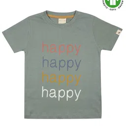 Turtledove London Organic Cotton Half Sleeves T-Shirt - Kelp-picture-26