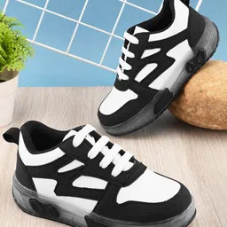 Steprite Colour Blocked Lace Up Shoes - Black-picture-33