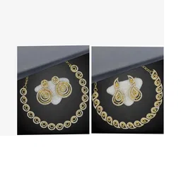 Women Click Set Of 2 Stone-Studded Jewellery Sets image 1