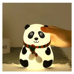 COZY VIBES Panda Night Light LED Night Light Rechargeable Table lamp LED Table lamp Shape Night lamp LED Animal Light Small Night Light Desktop Light Room Décor-PACK OF 1 - COLOR MAY VARY image 2