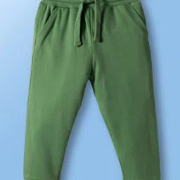 Babyoye 100% Cotton Interlock Eco Jiva Finish Full Sleeves T-Shirt & Joggers Set With Farm Print - White & Green image 5