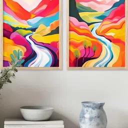 WALLLANE Brown Wood Wall Art image 5