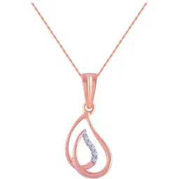 P.C. Chandra Jewellers 14 kt Gold & Diamond Pendant without Chain-picture-20