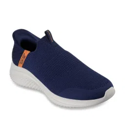 Skechers Men's ULTRA FLEX 3.0 - VIEWPOINT Navy Orange Casual Sneakers image 2