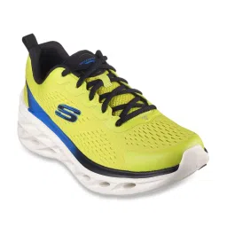 Skechers Men's GLIDE-STEP SWIFT Lime Black Casual Sneakers image 2