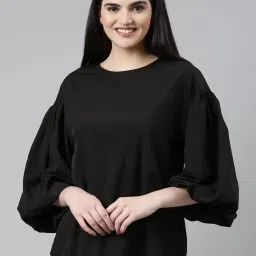 showoffff SHOWOFF Black Regular Fit Top image 2