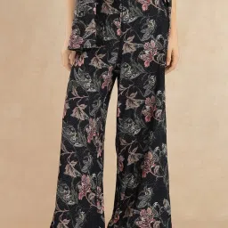 RAREISM Multi Cotton Blend Printed Trousers image 1