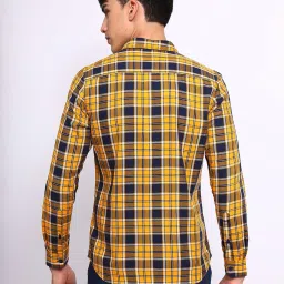 Lee Yellow Slim Fit Check Shirt image 2