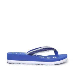 Tommy Hilfiger Women's Ultra Blue Flip Flops image 2