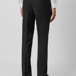 Van Heusen Grey Slim Fit Checks Trousers image 2