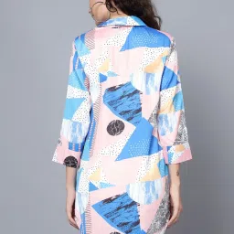 Anvi Be Yourself Multicolor Printed Long Shirt image 2