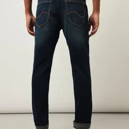 Lee Bruce Indigo Blue Skinny Fit Lightly Washed Jeans image 2