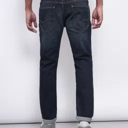 Lee Travis Dark Blue Slim Fit Lightly Washed Jeans image 2