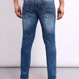 Lee Bruce Blue Skinny Fit Heavily Washed Jeans image 2