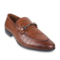 Da Vinchi by Metro Men's Tan Formal Loafers image 2