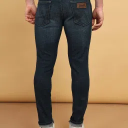 Wrangler Bostin Dark Indigo Blue Slim Fit Lightly Washed Jeans image 2