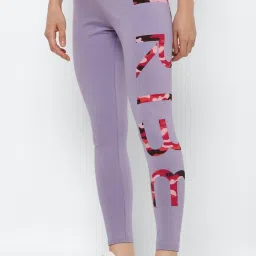 Allen Solly Purple Graphic Print Leggings image 3