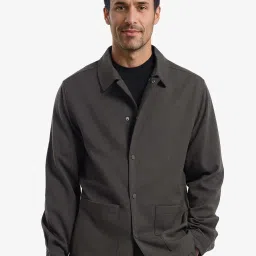 Rare Rabbit Olive Relaxed Fit Solid Jacket image 1