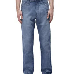 Rare Rabbit Blue Regular Fit Solid Jeans image 1