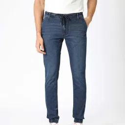 Rare Rabbit Blue Slim Fit Fit Solid Jeans image 1