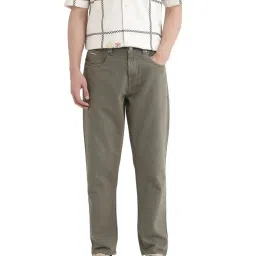 Rare Rabbit Green Relaxed Fit Solid Jeans image 1