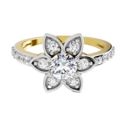 Sparkles 14k (585) Yellow Gold Lab Grown Diamond Rings image 1