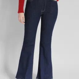 American Eagle Blue Plain Jeans image 1