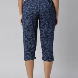 Kryptic Blue & Maroon Printed Capris - Pack of 2 image 2