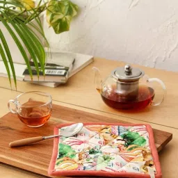 House This Pushkar Printed Pink 180 TC Cotton Pot Holder image 1