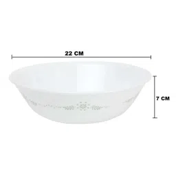Corelle English Garden Vitrelle Glass Serving Bowls (1000 ml) - Set of 3 image 2