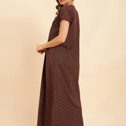 Sweet Dreams Brown Printed Nighty image 2